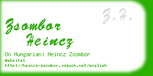 zsombor heincz business card